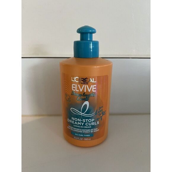 L'oreal Elvive Dream Lengths Curls Non-Stop Dreamy Curls Leave-In Cream 10.2 oz - Picture 3 of 3